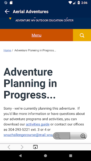 WVUGo Screenshot 1