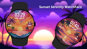 Sunset Serenity WatchFace Screenshot 1