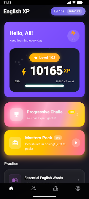 M-English App Screenshot 3