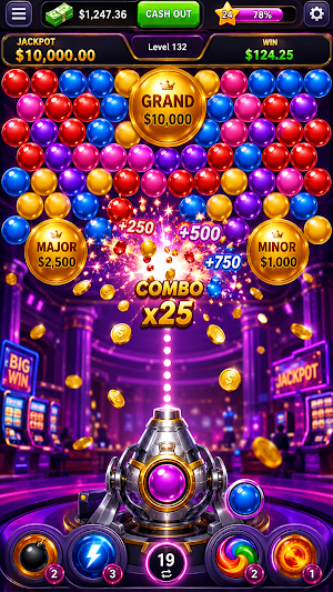 Cash Bubble: Win Real Money Screenshot 1