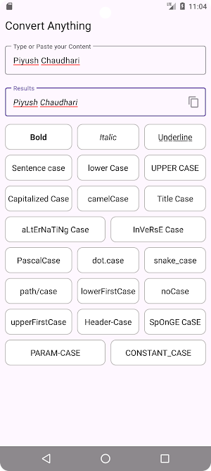 Simple Convert Case Screenshot 1
