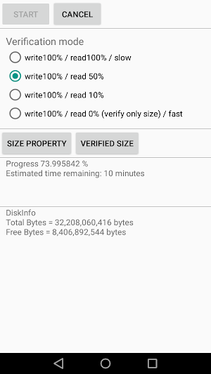 Fake sdcard checker Screenshot 0