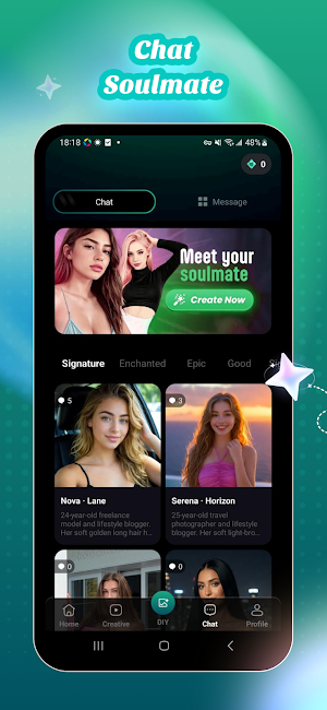 Vaelara: AI Video, Art & Chat Screenshot 1