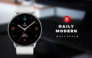 Daily Modern Watch Face Screenshot 0