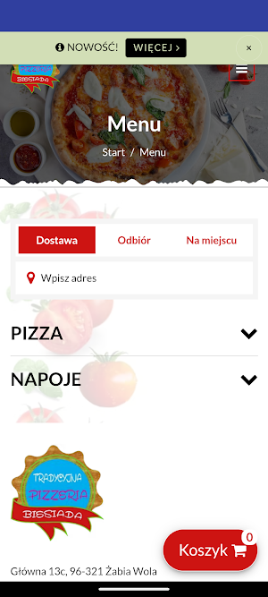 PIZZERIA Biesiada Screenshot 0