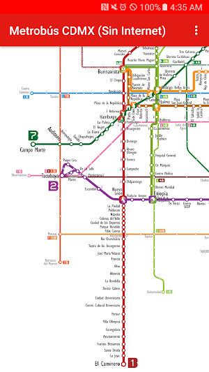 Metrobús CDMX (Sin Internet) Screenshot 1