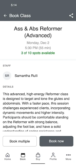 Rare Body Pilates Screenshot 2