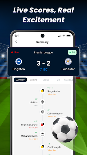 Live Scores Football Matches Screenshot 3