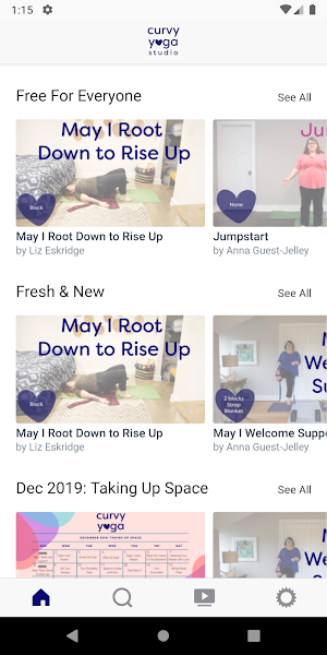 Curvy Yoga Studio Screenshot 0