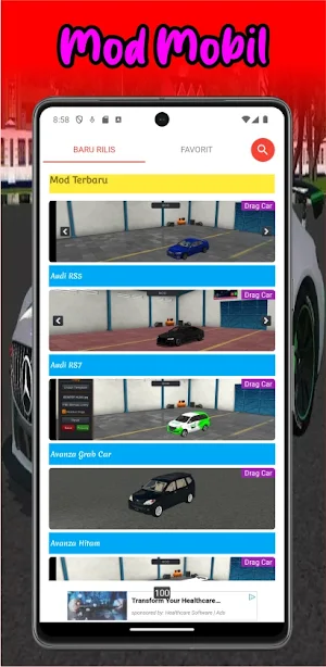 Mod Mobil Unik Bussid 2024 Screenshot 3