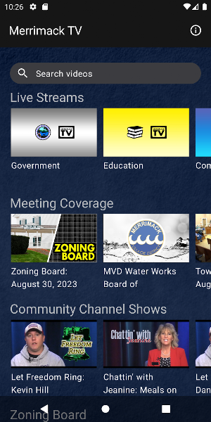 Merrimack TV Screenshot 0