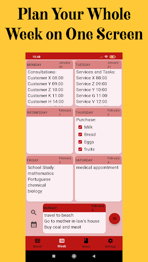 notes in folders Screenshot 1
