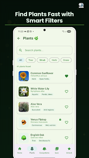 Plantpedia: Plants & Ecosystem Screenshot 1