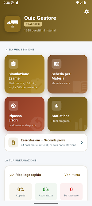 Quiz Gestore Trasporti Screenshot 0
