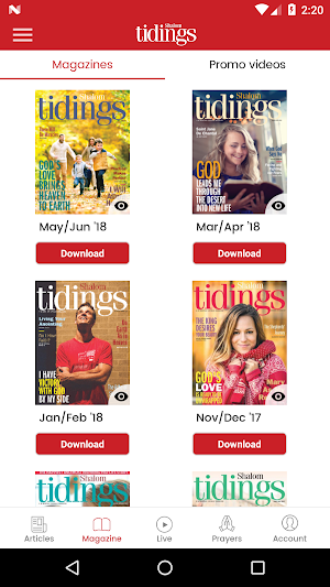 Shalom Tidings Screenshot 3