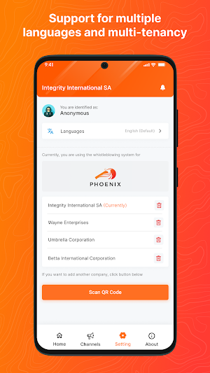 Phoenix Whistleblowing Screenshot 1