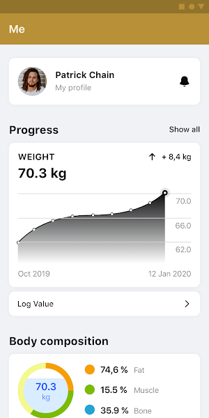 Venom Fitness App Screenshot 2