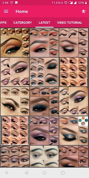 Step By Step Eye Makeup Tutorial 💄💁😍 Screenshot 0