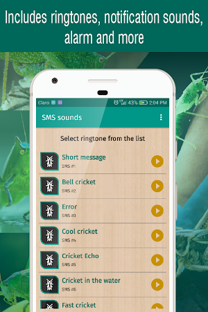 ringtones crickets for phone, cricket sounds free Screenshot 3
