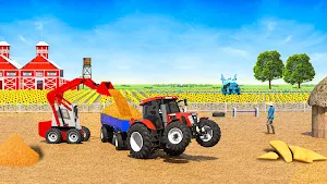 Crop Corn Field: Tractor Games Screenshot 3