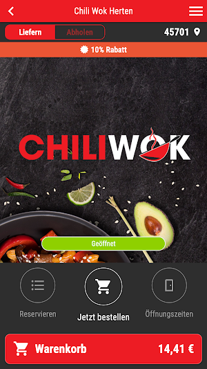 Chili Wok Herten Screenshot 0
