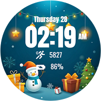 Merry Time Christmas WatchFace