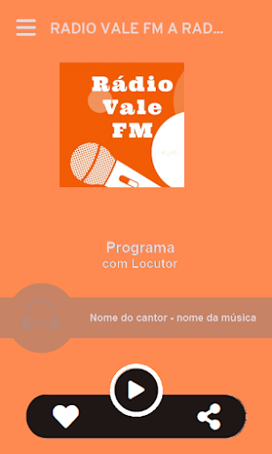 Rádio Vale FM a rádio do vale Screenshot 1