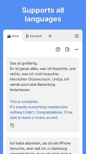 ClipTranslate - One Tap Trans Screenshot 3