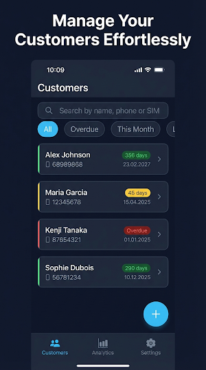 SIM Sales Tracker Screenshot 0