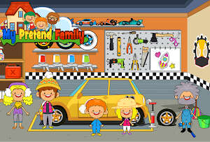 My Pretend Home & Family - Kids Play Town Games! Screenshot 2