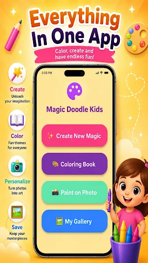 Kid Drawing Pad : Magic Doodle Screenshot 0