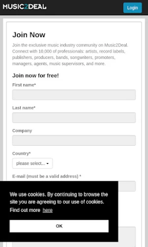 Music2Deal Screenshot 1