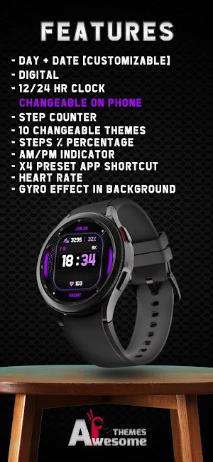 Velocity - Digital Watch Face Screenshot 3