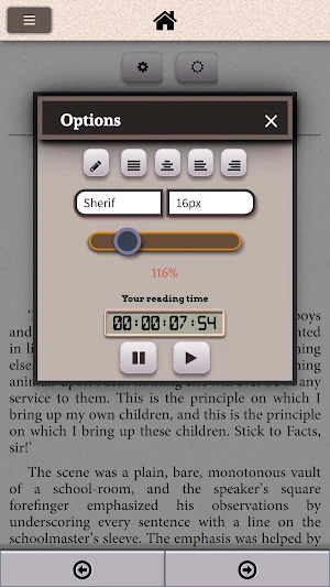 Hard Times by Charles Dickens Screenshot 1