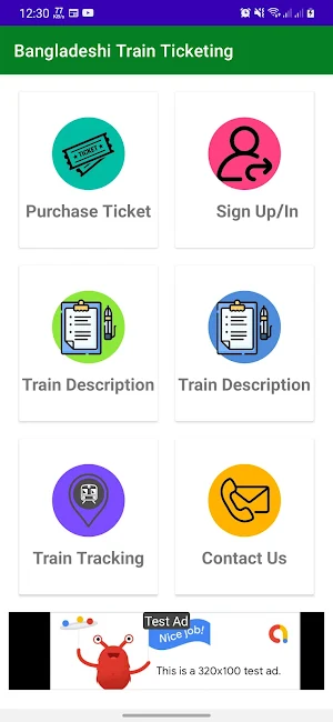 Bangladesh Railway Ticketing Screenshot 0
