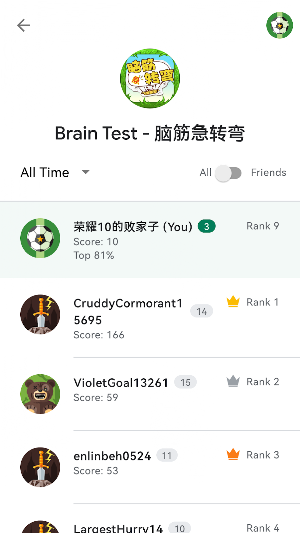 Brain Test - 脑筋急转弯 Screenshot 2