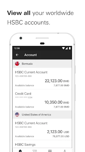 HSBC Bermuda Screenshot 2