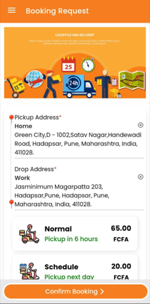 SendMi : Fast & track delivery Screenshot 1