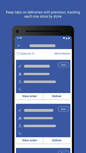 Workpulse Delivery Screenshot 1