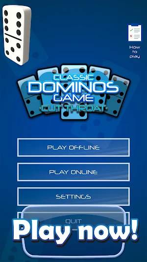 Dominoes Game - Cut Throat Screenshot 0