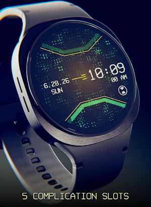 Sparkling Technoise Watch Face Screenshot 3