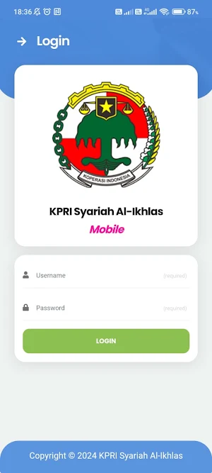 KPRI SYARIAH AL IKHLAS Screenshot 0