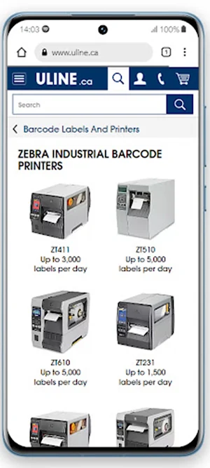 Uline Screenshot 2