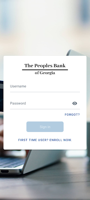 Peoples Bank of GA Screenshot 0