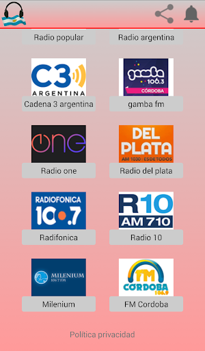 Tu Radio Argentina online Screenshot 2