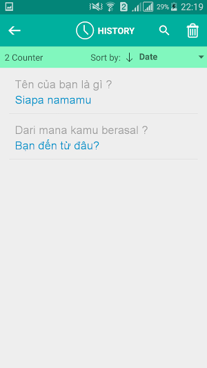 Indonesian Vietnamese Translat Screenshot 3