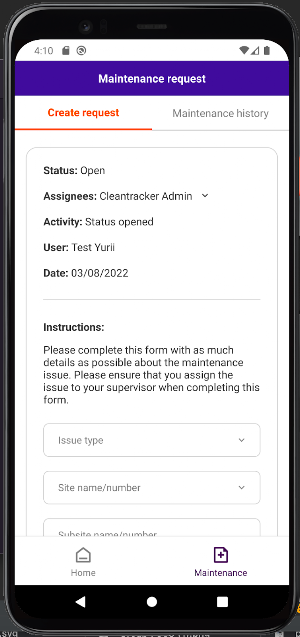 Cleantracker Mobile Screenshot 3