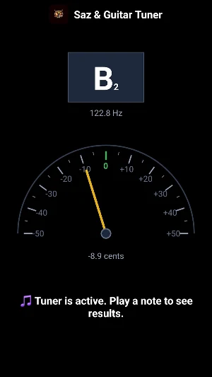 Saz & Guitar Tuner Screenshot 1