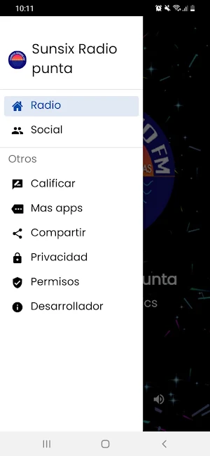 Sunsix Radio Punta Screenshot 2