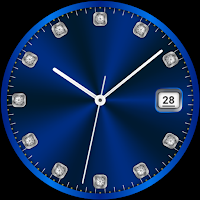 CWF018 Blue Watch Face